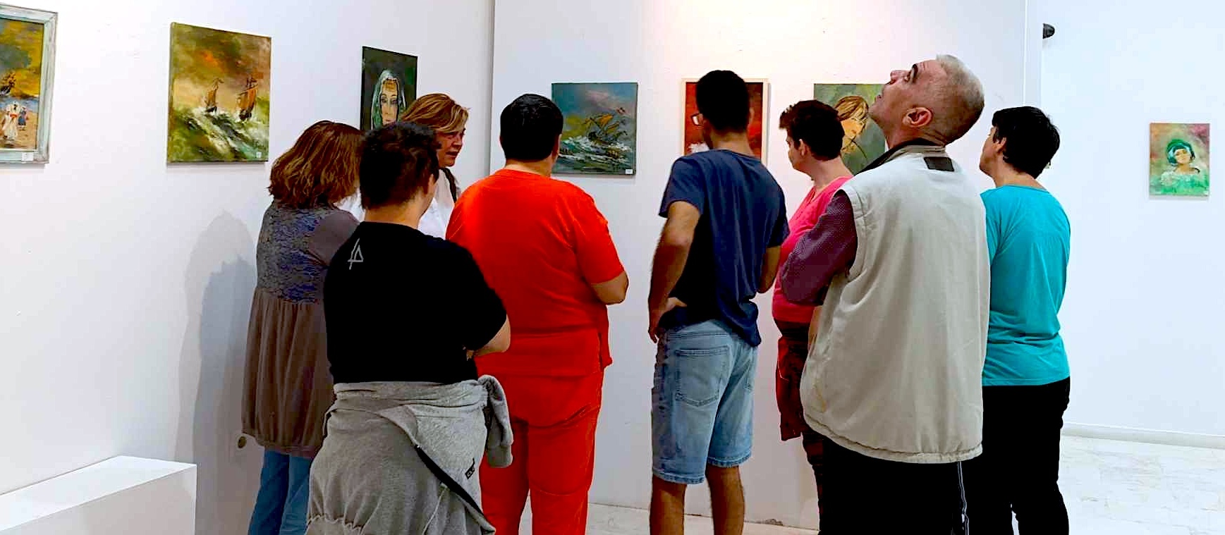 Επίσκεψη στο Τζόρτζιο ντε Κίρικο για την έκθεση ζωγραφικής της  Ρίτας Σακκά