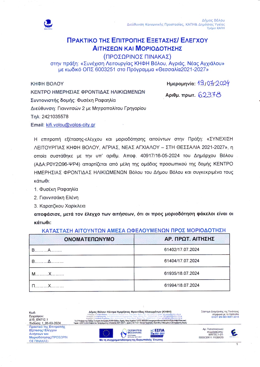 2024 07 19 ΠΡΑΚΤΙΚΟ ΚΗΦΗ ΒΟΛΟΥ